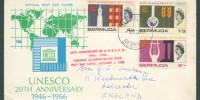 1966 UNESCO 20th Anniversary 1966 20th Anniversary UNESCO FDC
