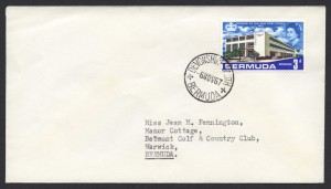 1967 Devonshire South CDS New Post Office 3d cover