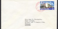 Bermuda Post Office Cancellations 1967 Perot Post Office CDS New Post Office 3d cover