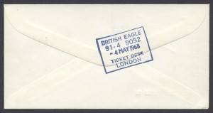 1968 British Eagle Inaugural Flight return to London FF