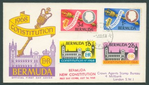 1968 Bermuda New Constitution FDC