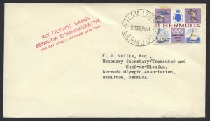 1968 XIX Olympic Games Mexico 3d FDC