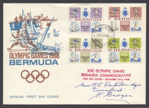 1968 XIX Olympic Games Mexico FDC