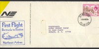 1969 First Flight Boston to Bermuda Northeast Airlines 1969 Northeast Airlines Bermuda to Boston First Flight
