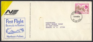 1969 Northeast Airlines Bermuda to Boston First Flight