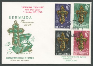 1669 Bermuda Treasure 1594 FDC