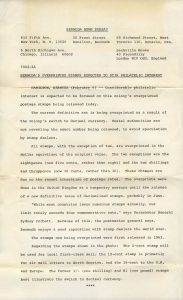 1970 Bermuda Buildings Decimal Overprint Press Release