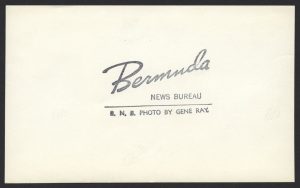 1970 Bermuda Buildings Decimal Overprint Press Release Photo