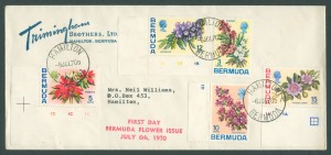 1970 Flower Definitives First Day 4