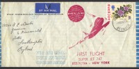 1970 Super Jet 747 First Flight Bermuda to New York 1970 Super Jet 747 First Flight