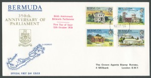 1970 350th Anniversary of Parliament FDC