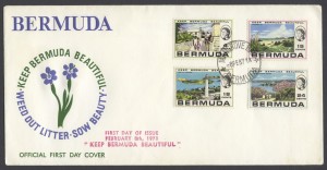 1971 Keep Bermuda Beautiful FDC