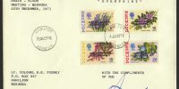 1971 Heath – Nixon overprints 1971 Heath Nixon Bermuda Talks Overprint PMG signed FDC