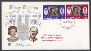 1972 Royal Silver Wedding Stuart FDC