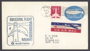 1973 Eastern Airlines Miami Bermuda First Flight