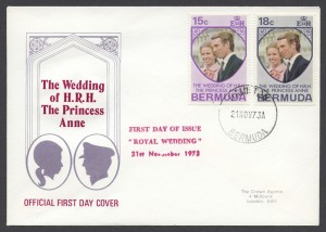 1973 The Wedding of HRH The Princess Anne FDC