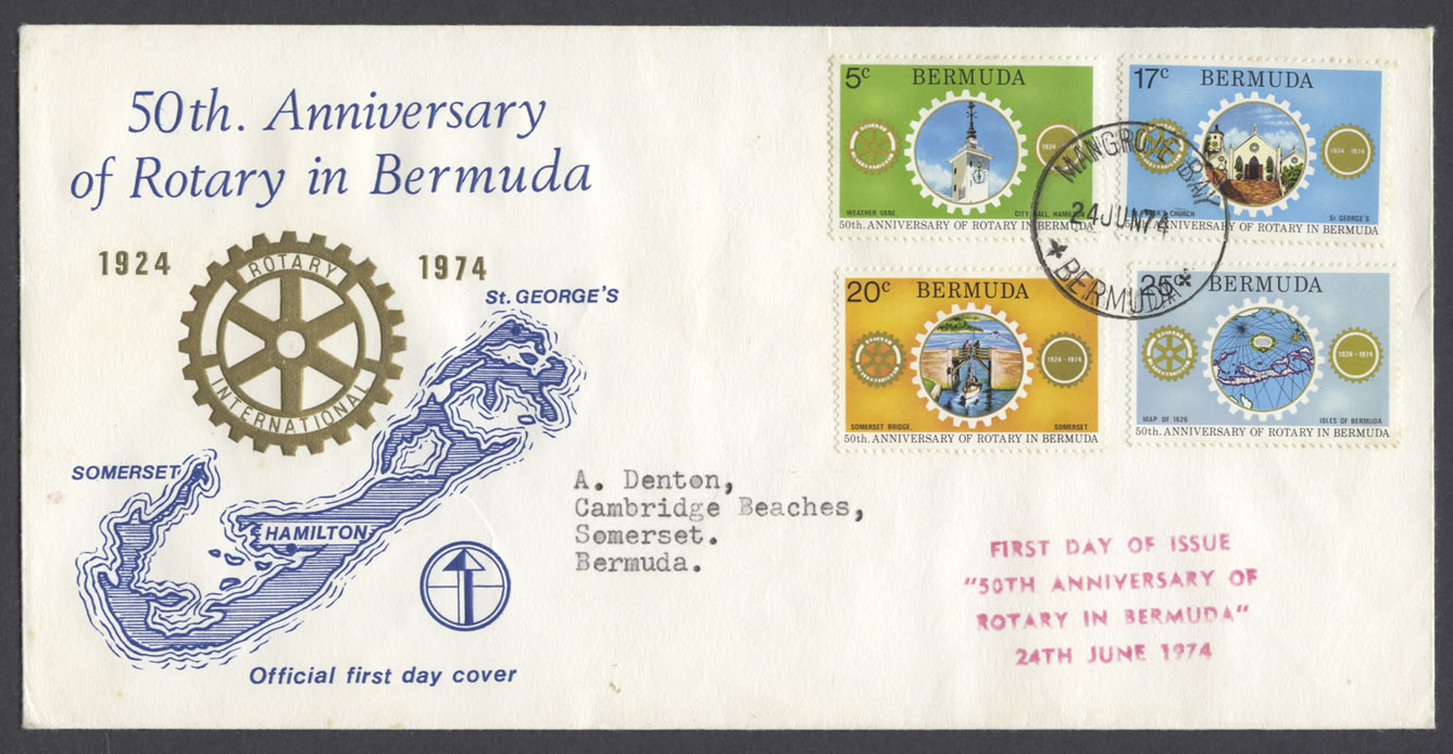 1974 50th Anniversary of Rotary in Bermuda