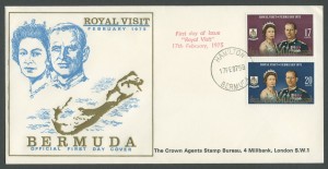 1975 Royal Visit FDC