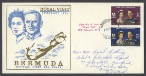 1975 Royal Visit FDC