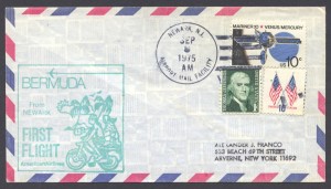1975 First Flight American Airlines Bermuda from Newark FF