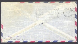 1975 First Flight American Airlines Bermuda from Newark reverse FF