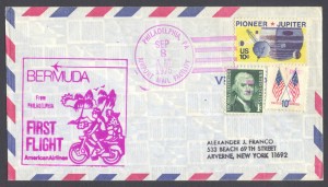 1975 First Flight American Airlines Bermuda from Philadelphia FF