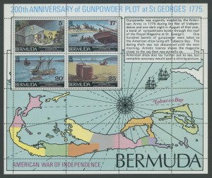 1975 200th Anniversary of the Gunpowder Plot MS