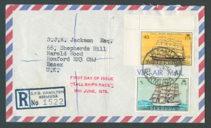 1976 Tall Ships Race Air MailFDC