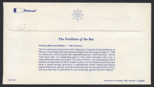 1977 Bermuda Piloting 15c reverse FDC