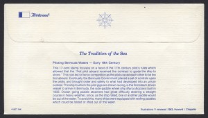 1977 Bermuda Piloting 17c reverse FDC