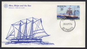 1977 Bermuda Piloting 20c FDC