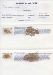 1979 Bermuda Wildlife Definitive Pt II liner FDC