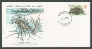 1979 WWF Spiny Lobster 10c definitive FDC