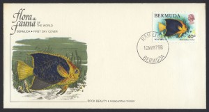 1979 Flora and Fauna National Audobon Society Rock Beauty FDC