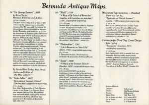 1979 Bermuda Antique Maps insert FDC