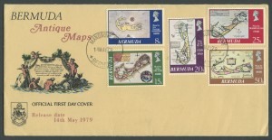 1979 Bermuda Antique Maps FDC