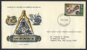 1979 Bermuda Antique Maps 15c FDC