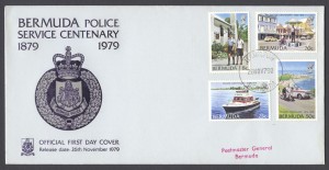 1979 Bermuda Police Service Centenary FDC
