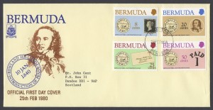1980 Rowland Hill and The Penny Post FDC