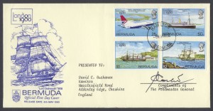 1980 London 1980 signed FDC