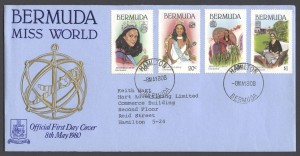1980 Bermuda Miss World FDC