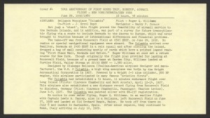 50th Anniversary First Plane Mail to Bermuda liner