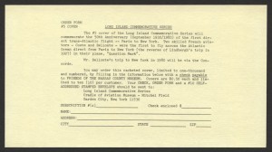50th Anniversary First Plane Mail to Bermuda liner