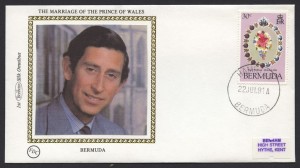 1981 Royal Wedding Charles and Diana 30c Benham FDC
