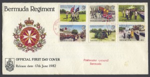 1982 Bermuda Regiment FDC