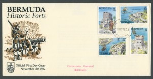 1982 Bermuda Historic Forts FDC