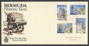 1982 Bermuda Historic Forts FDC