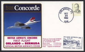1983 BA Concorde Orlando to Bermuda First Flight