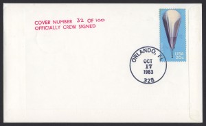 1983 British Airways Concorde Bermuda to Orlando reverse Signed First Flight