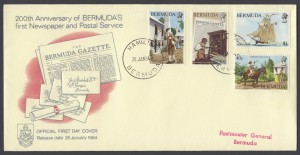 1984 200th Anniversary first Newspaper and Postal Service FDC